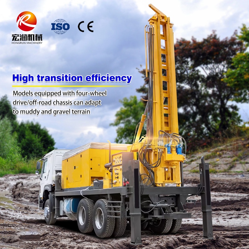 Machine d'alésage montée sur camion